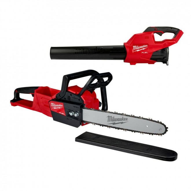 Milwaukee M18 FUEL 16 in Chainsaw and M18 FUEL Blower 2727-2724-CPO New