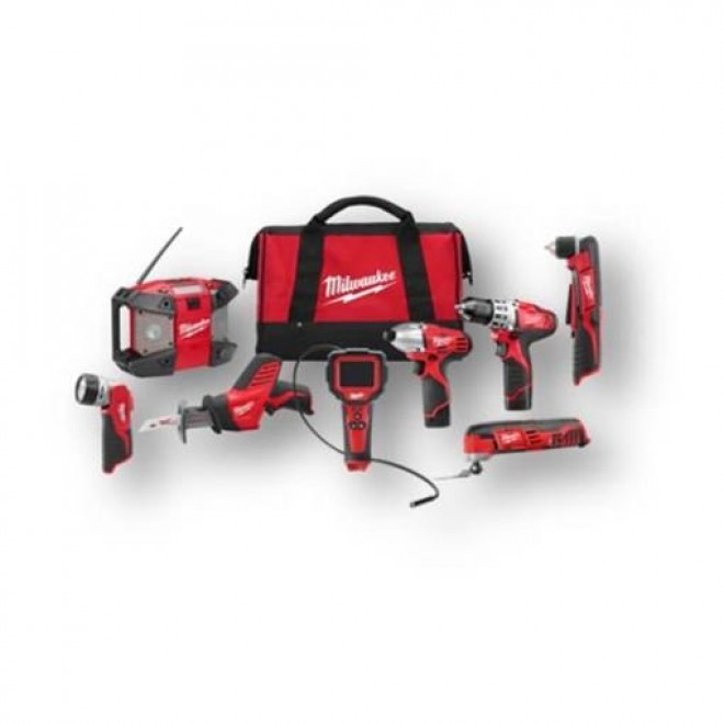 Milwaukee 2495-28 M12 8 - Tool Combo Kit