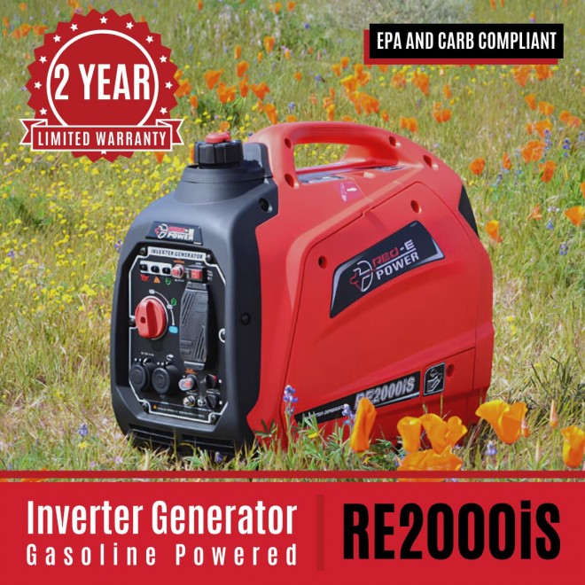 Predator Generators 62523 2,000W Super Quiet Inverter Generator