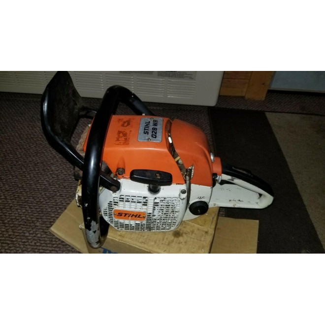 Vintage Stihl 028 WB Chainsaw Power Head runs good used chainsaw
