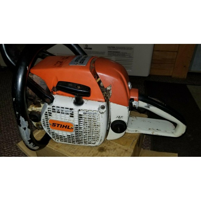 Vintage Stihl 028 WB Chainsaw Power Head runs good used chainsaw