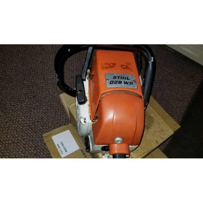 Vintage Stihl 028 WB Chainsaw Power Head runs good used chainsaw