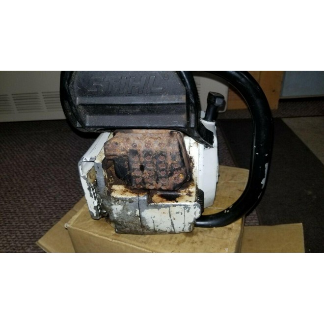 Vintage Stihl 028 WB Chainsaw Power Head runs good used chainsaw