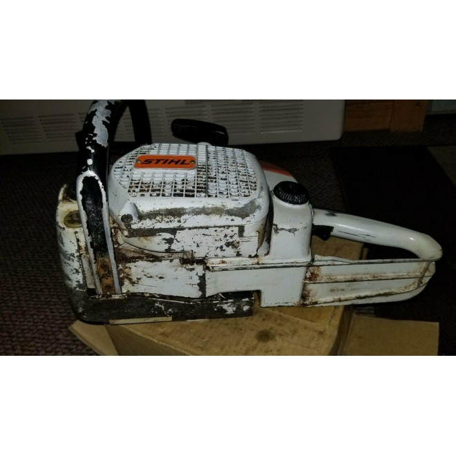 Vintage Stihl 028 WB Chainsaw Power Head runs good used chainsaw