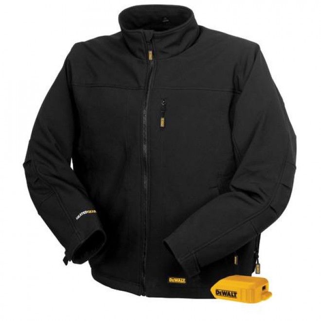 DeWalt DCHJ060ABD1-M Heated Soft Shell Jacket, Black, M