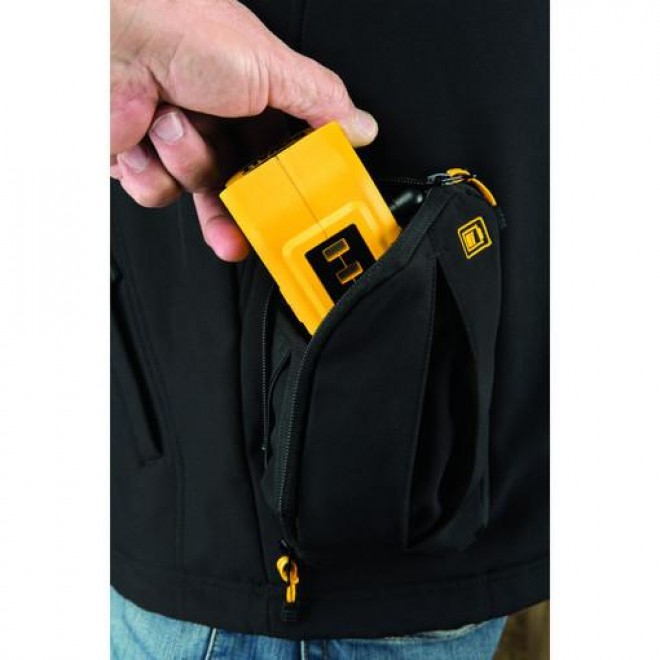 DeWalt DCHJ060ABD1-M Heated Soft Shell Jacket, Black, M