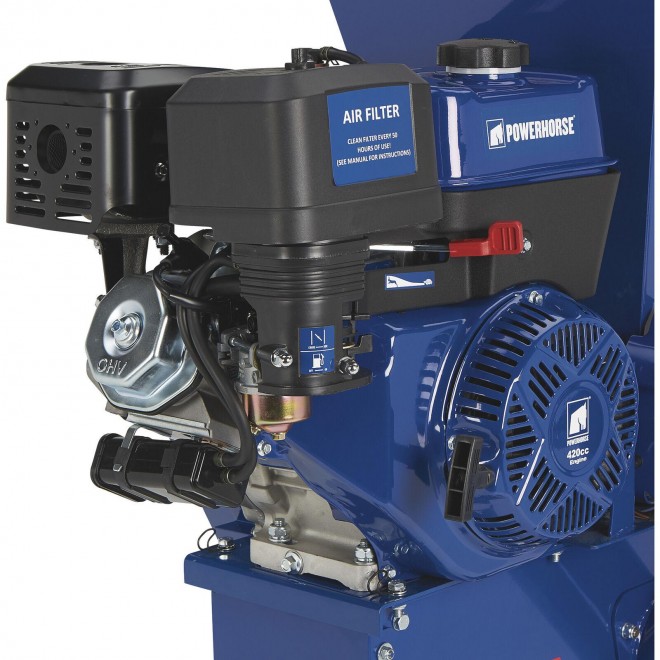 Powerhorse 4 inch Chipper Shredder with 420cc  OHV Engine