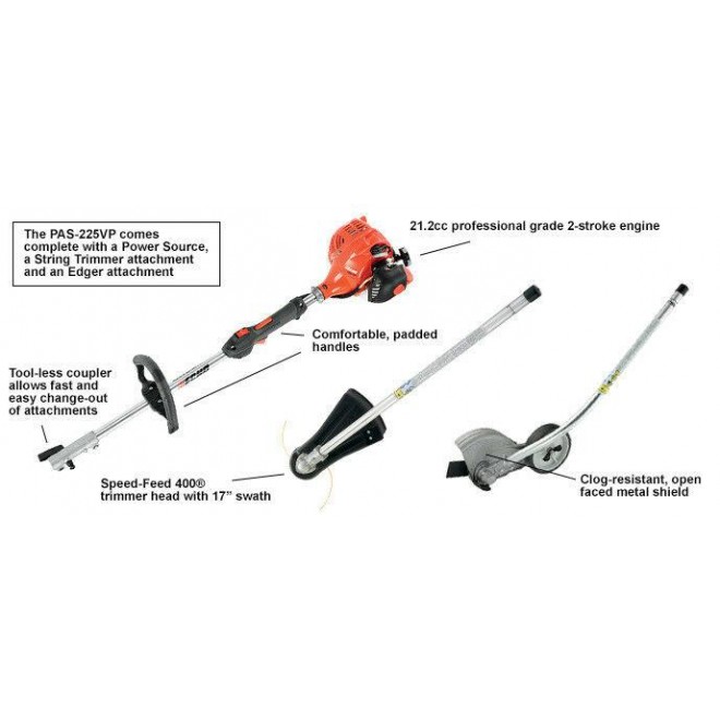Echo PAS-225VP 17 inch  PAS Trimmer and Edger Kit