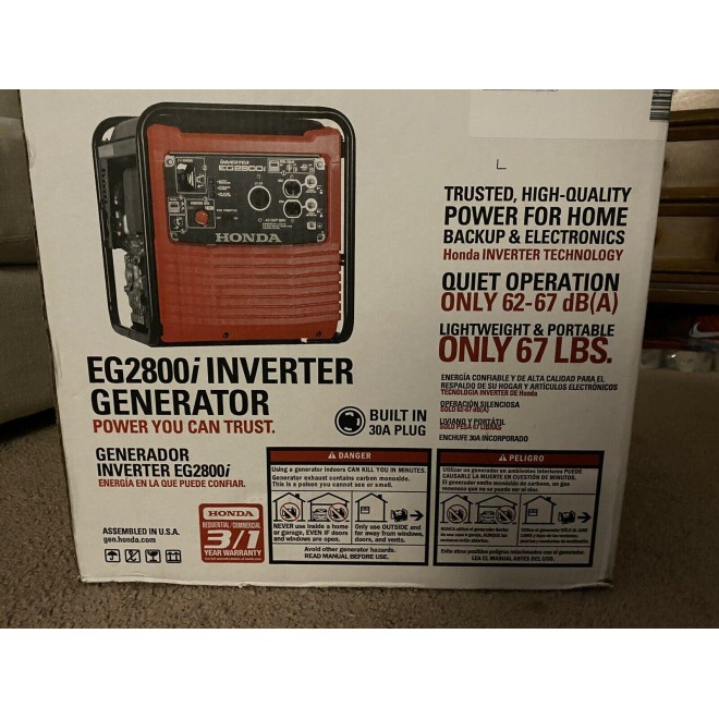 Honda EG2800I 2800 Watts Generator