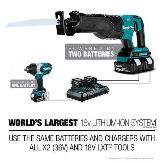 Makita XT267T 18V LXT 2 Pc. Combo Kit (5.0Ah)