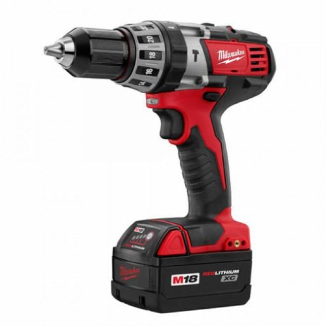 Milwaukee 2694-24 M18 4-Tool Combo Kit with Hammer Drill, Sawzall, Circular Saw, Worklight