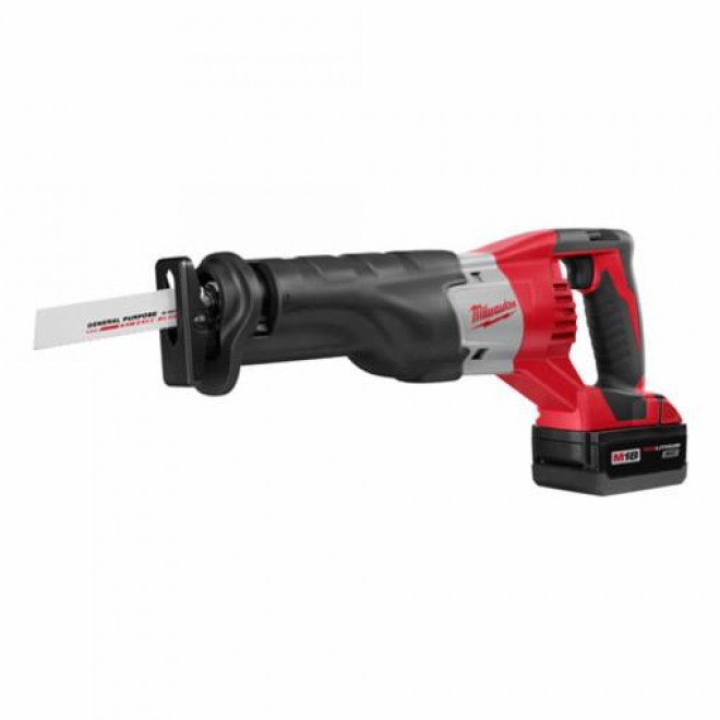 Milwaukee 2694-24 M18 4-Tool Combo Kit with Hammer Drill, Sawzall, Circular Saw, Worklight