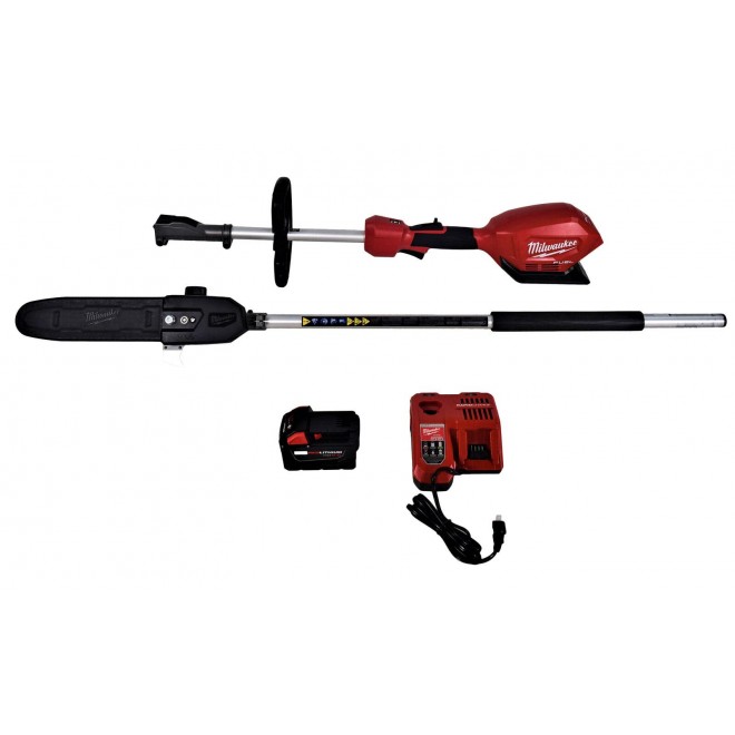 Milwaukee FUEL M18 2825-21PS 18-Volt 10-Inch QUIK-LOK Cordless Pole Saw Kit