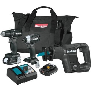Makita CX300RB 18V LXT Lithium-Ion Sub-Compact Brushless 3-Pc. Combo Kit