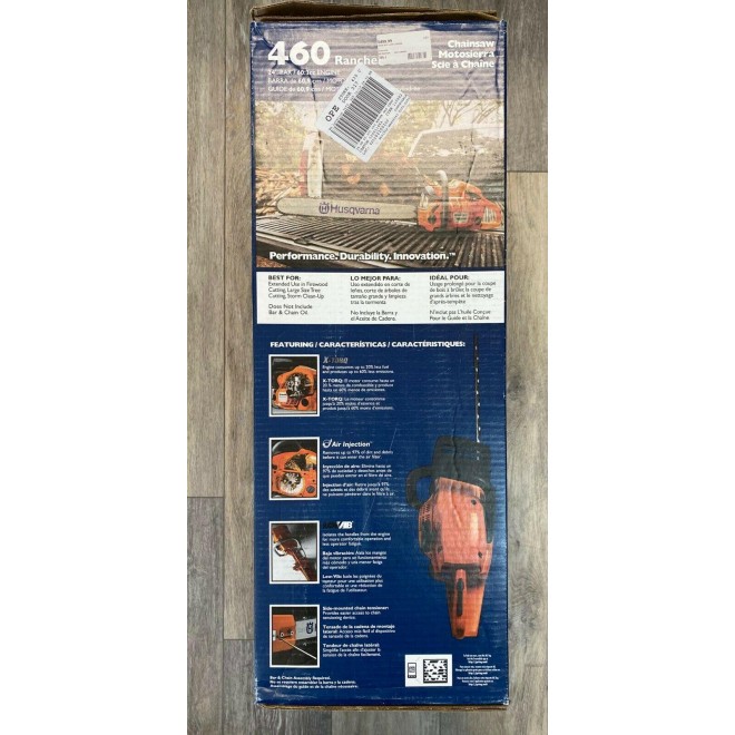 Husqvarna 460 Rancher 24 in. 60.3cc 2-Cycle  Chainsaw
