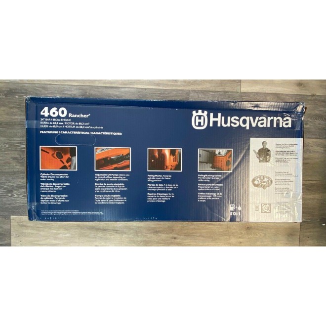 Husqvarna 460 Rancher 24 in. 60.3cc 2-Cycle  Chainsaw