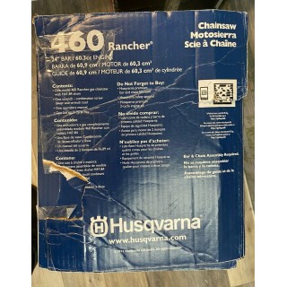 Husqvarna 460 Rancher 24 in. 60.3cc 2-Cycle  Chainsaw