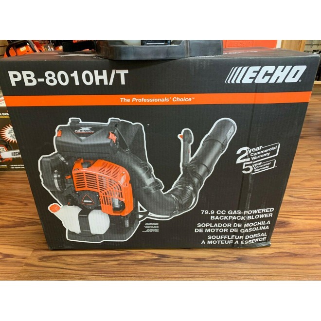 NEW ECHO PB-8010H/T 79.9cc 211 MPH 1071 CFM  Backpack Blower w/ Tube Throttle