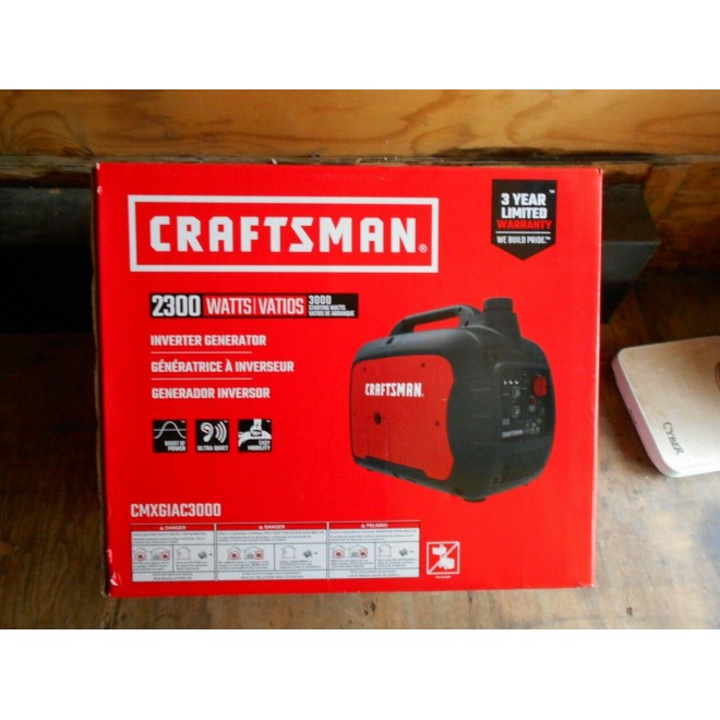 Craftsman CMXGIAC3000 3000W Portable Inverter Generator