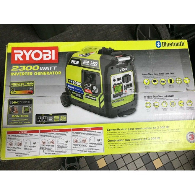 Ryobi Bluetooth RYi2300VNM Super Quiet Digital Inverter Generator